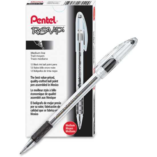 Image Pentel R.S.V.P. Ballpoint Stick Pens 1.0mm
