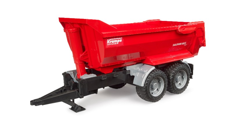BRUDER Krampe tandem halfpipe tipping trailer
