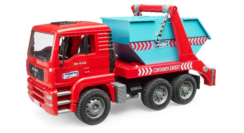 BRUDER MAN TGA skip container loader