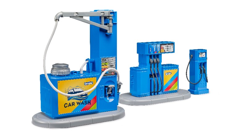 BRUDER Station-service avec lave-auto bworld