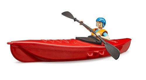 BRUDER Kayakiste avec kayak bworld