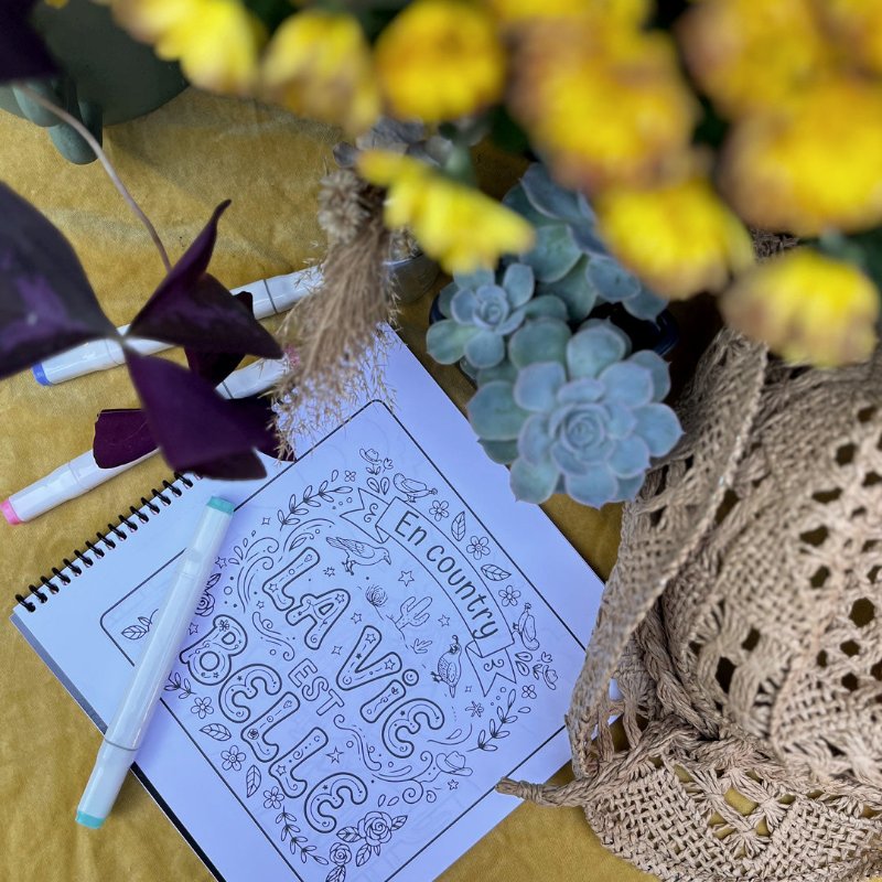 Libre comme le vent Colouring Book - lifestyle