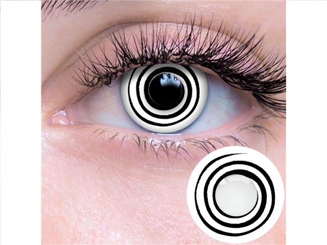 Lentilles cornéennes Spirale noire