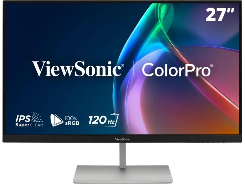 VIEWSONIC 27IN COLORPRO 2K QHD IPS MONITOR WITH 90W USB-C, 100% SRGB, AND 120HZ