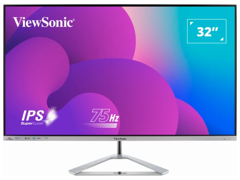 VIEWSONIC 32 (31.5 VIEWABLE) 1080P IPS MONITOR AVEC A STYLISH ULTRA-MINCE FRAMELESS DESIGN