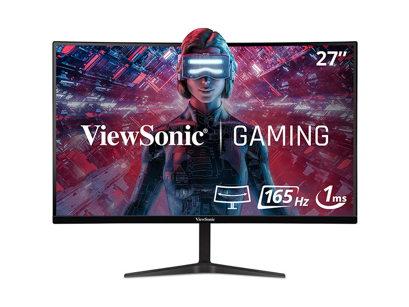 VIEWSONIC 27 PO 165HZ CURVED GAMING MONITOR,1920X1080 RESOLUTION,1MS RESPONSE TIME.