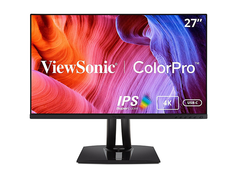 VIEWSONIC 27 PO 4K UHD PROFESSIONAL GRAPHIC DESIGN MONITOR AVEC USB-C,3840 X 2160 RESOLUTION.