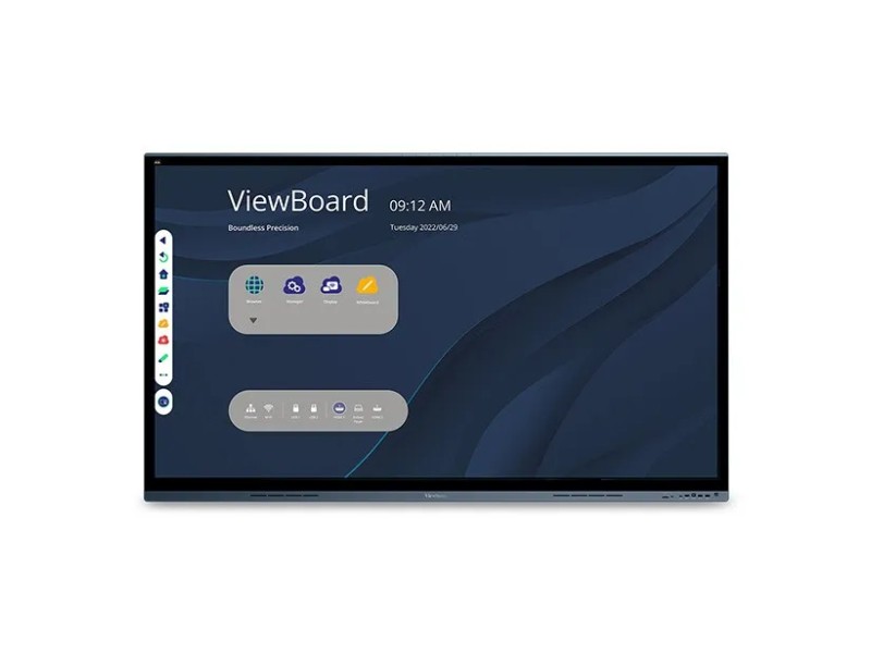 VIEWSONIC 75 PO VIEWBOARD 4K INTERACTIVE FLAT PANEL AVEC PCAP TECHNOLOGY,3840 X 2160 RESOLUTION.