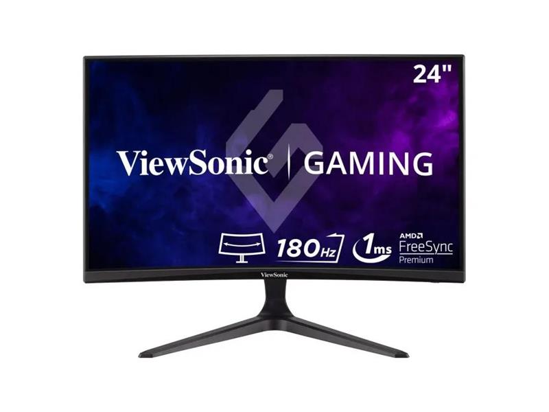 VIEWSONIC 24 PO CURVED 165 HZ GAMING MONITOR W/FREESYNC,1920X1080 RESOLUTION,1MS (MPRT) RESPONSE TIME.