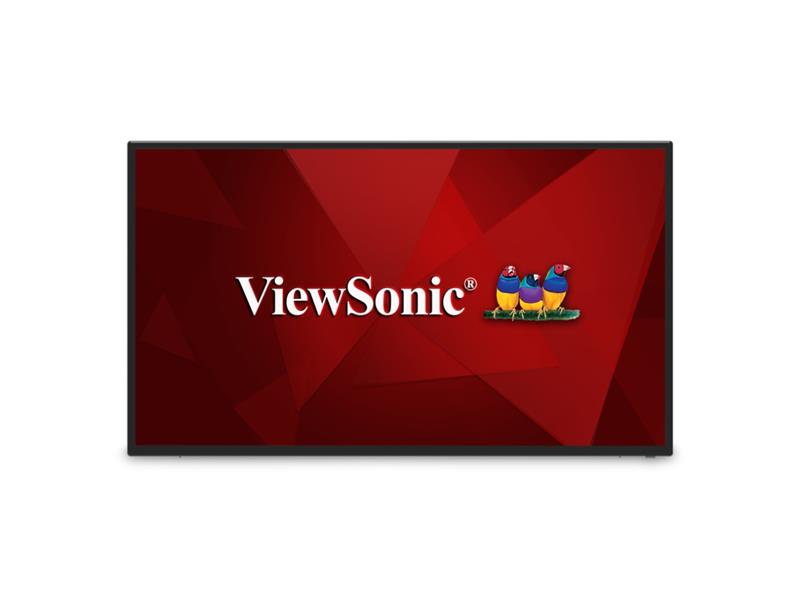 VIEWSONIC 43 PO ÉCRAN, 3840 X 2160 RESOLUTION, 230 CD/M2 LUMINOSITÉ, 16/7 OPERATION RATING, BUILT-IN WI-FI.