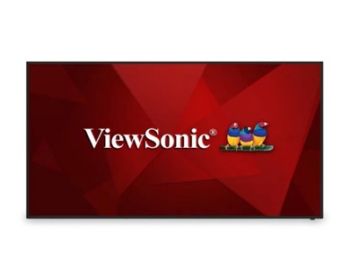 VIEWSONIC 75 PO ÉCRAN, 3840 X 2160 RESOLUTION, 330 CD/M2 LUMINOSITÉ, 16/7 OPERATION RATING, BUILT-IN WI-FI.