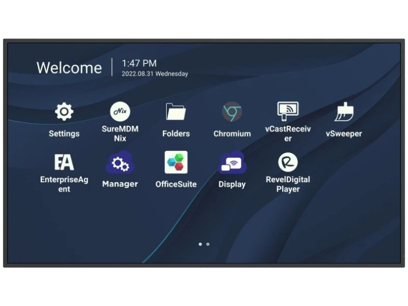 VIEWSONIC 43 PO LED PRESENTATION ÉCRAN, 3840X2160, 450 NITS, 1200:1, HDMI IN X 2, USB-C X 1, HDMI OUT X 1, W/ RS232 PO X 1, USB 2.0 X 1, USB 3.0 X 1,