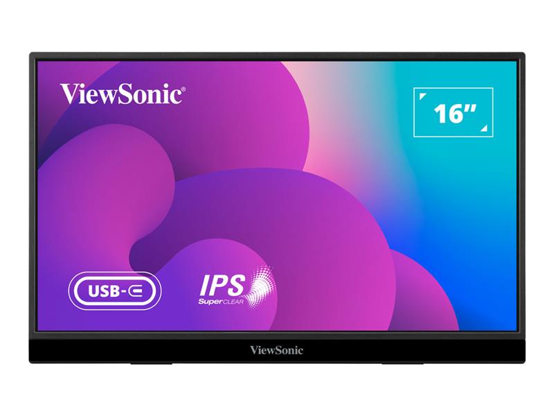 VIEWSONIC 15.6 PO 1080P PORTABLE MONITOR AVEC 60W USB C ET MINI-HDMI.
