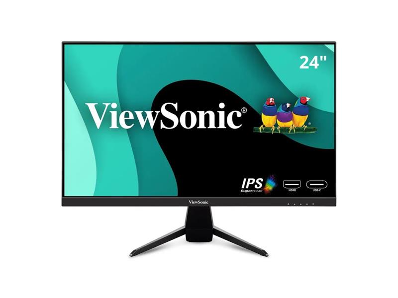 VIEWSONIC 24 PO 1080P IPS MONITOR AVEC 65W USB C ET HDMI.