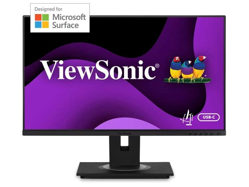 VIEWSONIC 24 PO ERGONOMIC IPS DESIGNED FOR SURFACE MONITOR AVEC USB-C,1920X1080 RESOLUTION.