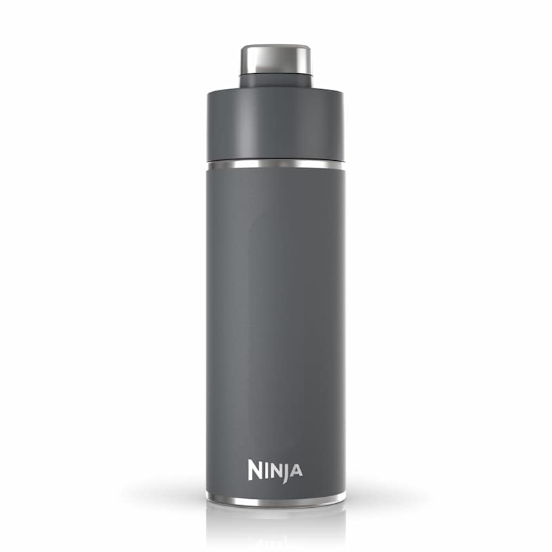 Ninja DW2401CGY Thirsti Travel Bottle, 709 mL, Grey