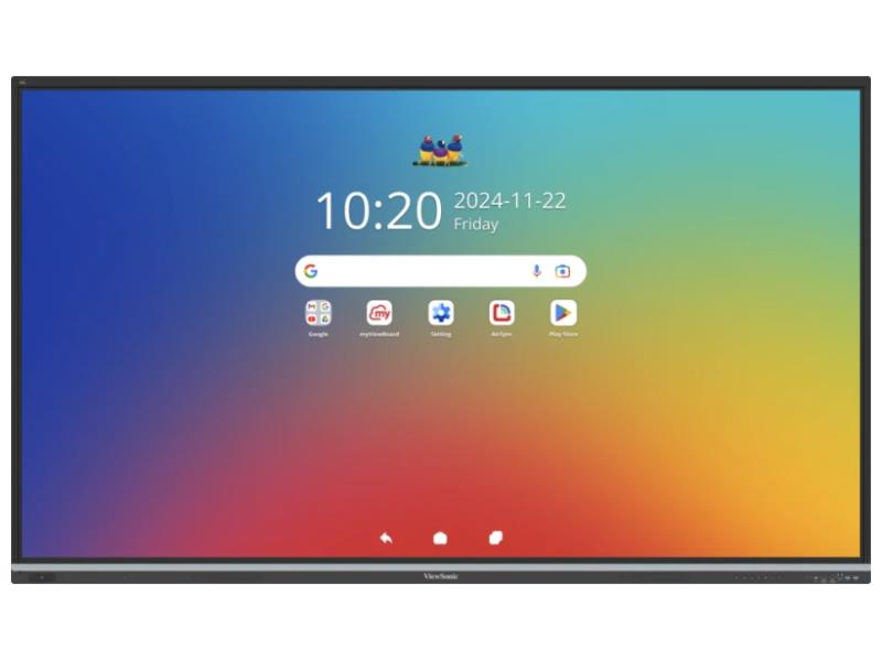 VIEWSONIC 86 PO VIEWBOARD 4K INTERACTIVE FLAT PANEL, 3840 X 2160 RESOLUTION.
