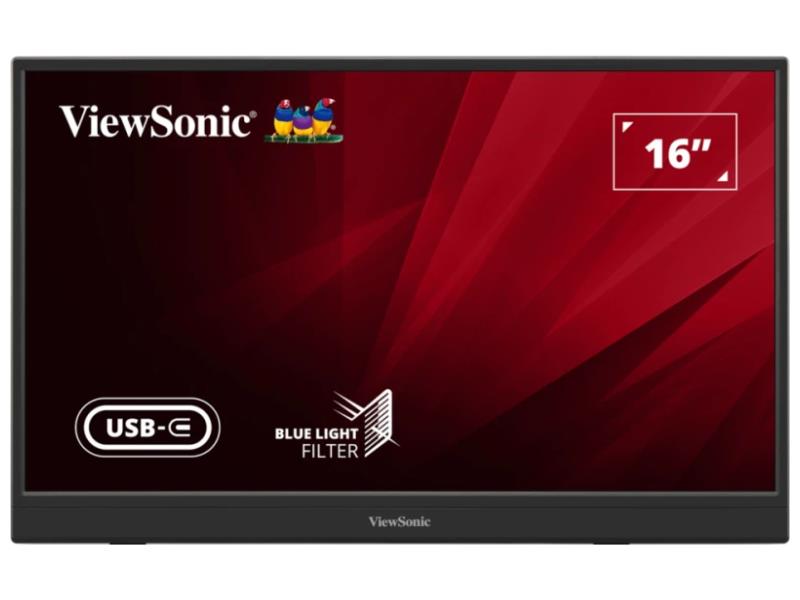 VIEWSONIC 15.6 PO PORTABLE 1080P IPS MONITOR AVEC USB C ET MINI-HDMI.