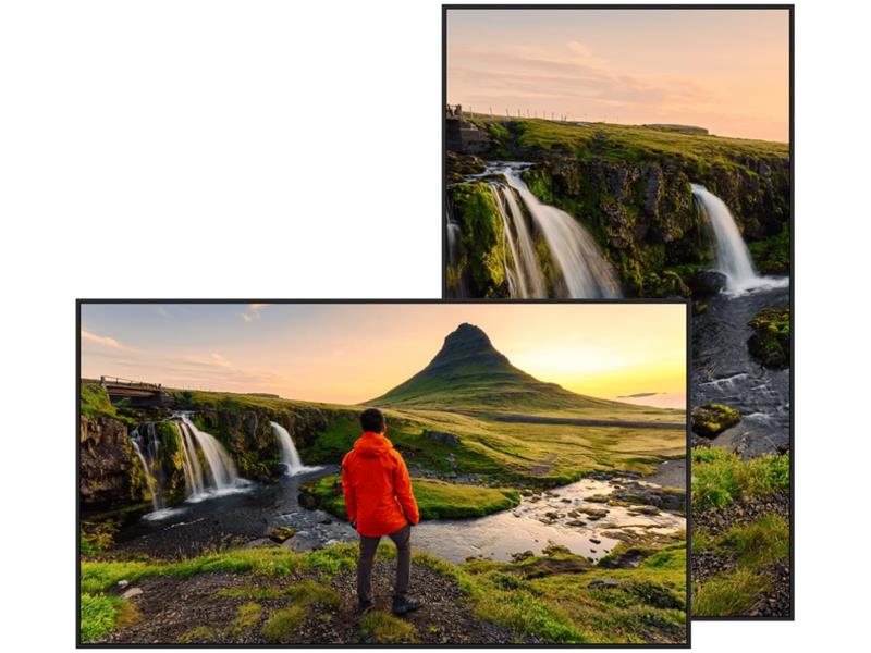 Sharp 86 PO 4K LFD Professional Écran 350Nits 16/7 High Haze Antireflet Portrait/Landscape Metal Chassis Input Detect TileMatrix