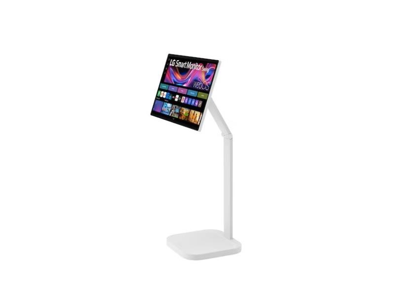 LG 32U889SA-W, 31.5-po 4K UHD IPS Smart Monitor Swing avec Écran tactile, Rolling Stand