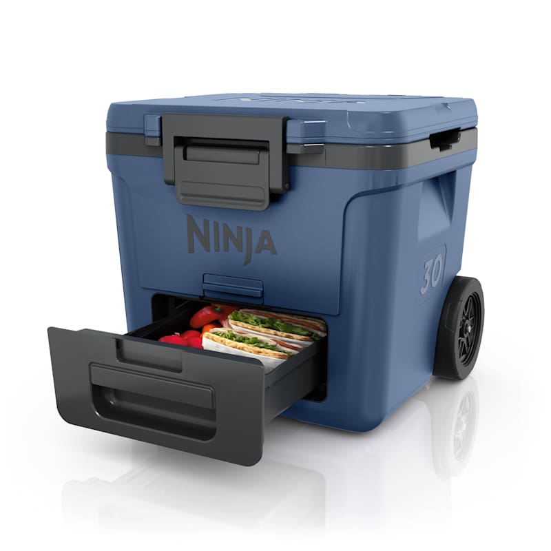 Ninja FB230CBL FrostVault 30-Quart Wheeled Cooler, Blue