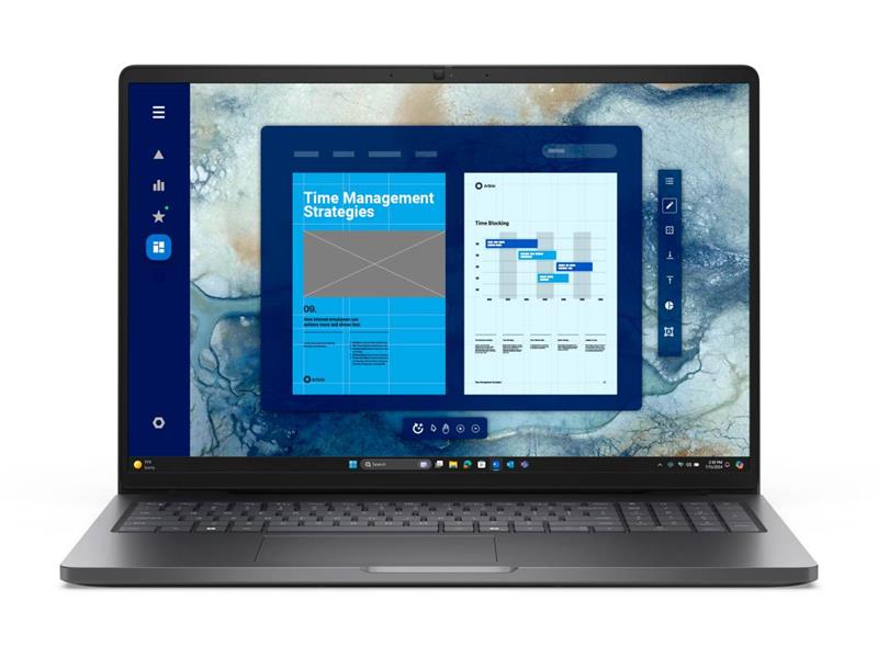 DELL PRO 16 PC16250 CORE I5 120U 16 GB 256GBSSD 16 PO FHD NON TACTILE IRCAMERA INTEGRATED 3CELL 65W WLAN VPRO RÉTROÉCLAIRÉ KB WIN11PRO