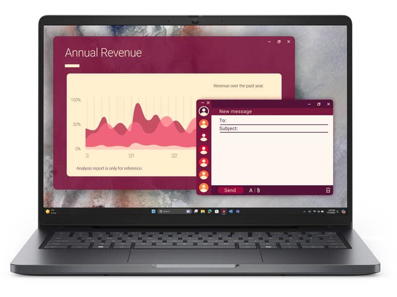 DELL PRO 14 PC14250 CORE I5 120U 16 GB 512GBSSD 14 PO FHD NON TACTILE IRCAMERA INTEGRATED 3CELL 65W WLAN VPRO RÉTROÉCLAIRÉ KB WIN11PRO