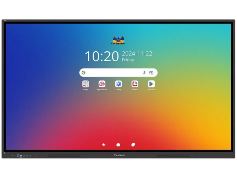 VIEWSONIC 86 PO VIEWBOARD 4K INTERACTIVE FLAT PANEL, 3840 X 2160 RESOLUTION.