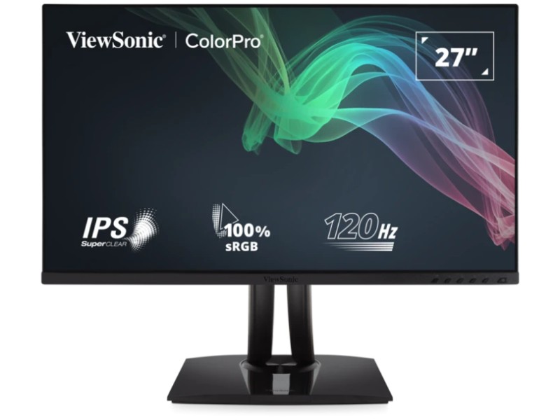 VIEWSONIC 27 PO COLORPRO QHD IPS MONITOR AVEC 90W USB-C, SRGB, ET PANTONE VALIDATED,2560 X 1440 RESOLUTION.