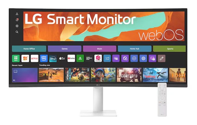 LG SMART MONITOR 34IN 34U610SA-W (3440 X 1440) WITH VA 21:9 DISPLAY, WHITE
