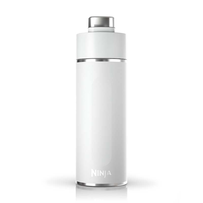 Ninja DW1801CWH Thirsti Travel Bottle, 18 oz, Cloud White