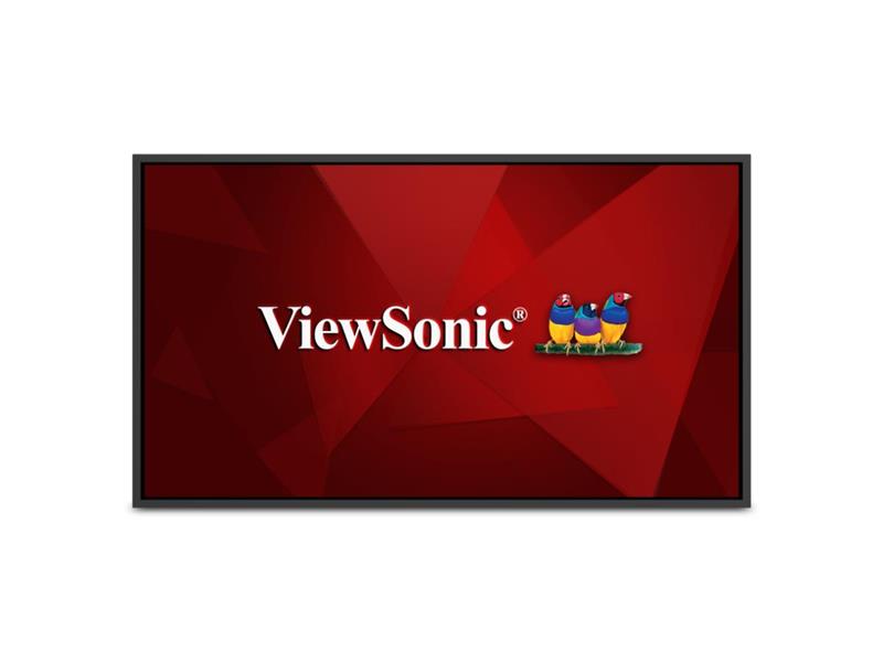 VIEWSONIC 43 PO 4K (3840X2160) OS-FREE COMMERCIAL ÉCRAN, 500 NITS, 1,200:1 CONTRAST, HDMI 3, USB-C 1, VGA 1, RS232 1, RJ45 1, USB2.0 2, SPDIF 1, PC