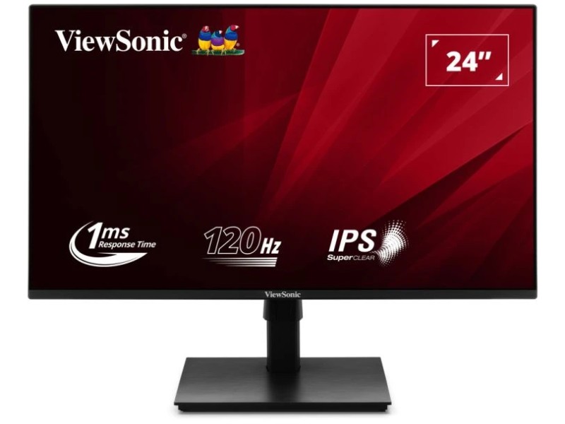VIEWSONIC 24 PO 1080P ERGONOMIC 120HZ MONITOR AVEC VARIABLE REFRESH RATE, HDMI ET VGA.