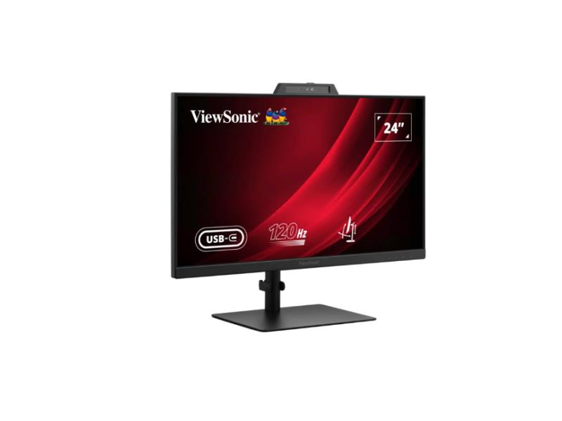 VIEWSONIC 24 PO 1080P VIDEO CONFERENCING MONITOR AVEC WINDOWS HELLO CERTIFIED IR 5MP CAMÉRA WEB, USB-C, HDMI, DP.