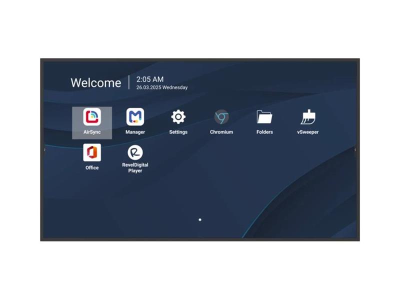 VIEWSONIC 86IN 4K COMMERCIAL DISPLAY, 500NITS, 5000:1, 8GB RAM/32GB STORAGE, OPS SLOT, HDMI X4 (IN/OUT), USB-A X2, USB-C, AUDIO IN/OUT, SPDIF, WIFI