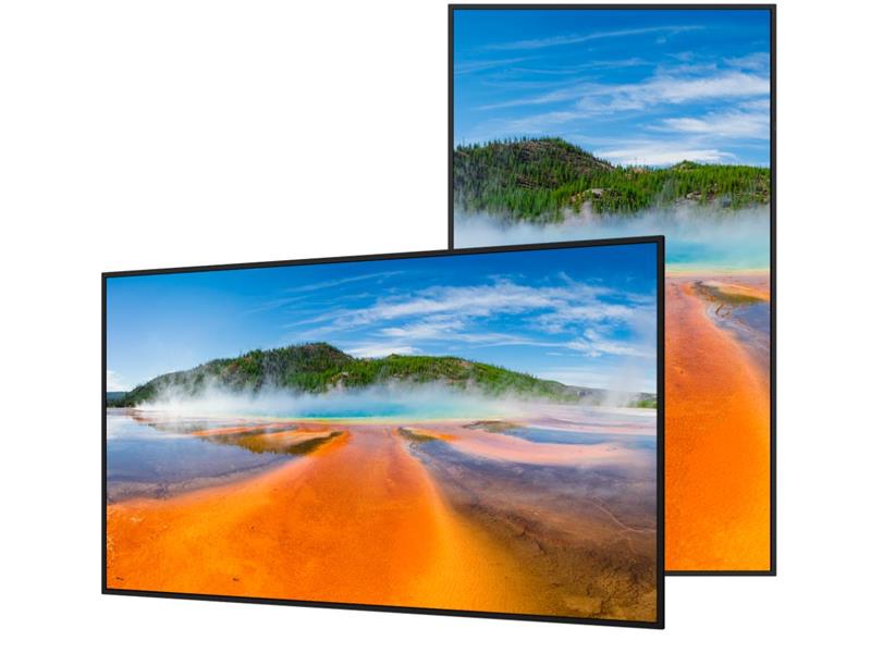 Sharp 55IN 4K LFD Professional Display 350Nits 16/7 High Haze Anti-Glare Portrait/Landscape Metal Chassis Input Detect TileMatrix