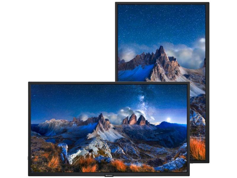 Sharp 32IN FHD Professional Display 450Nits 24/7 HighHaze Anti-Glare Portrait/Landscape SpectraView SDM Slot Metal Chassis Input Detect