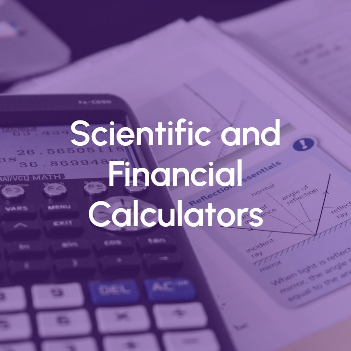 Image Scientific and Financial calculators