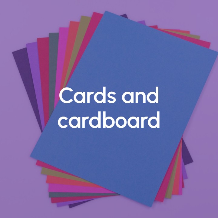 Image Cards and cardboard