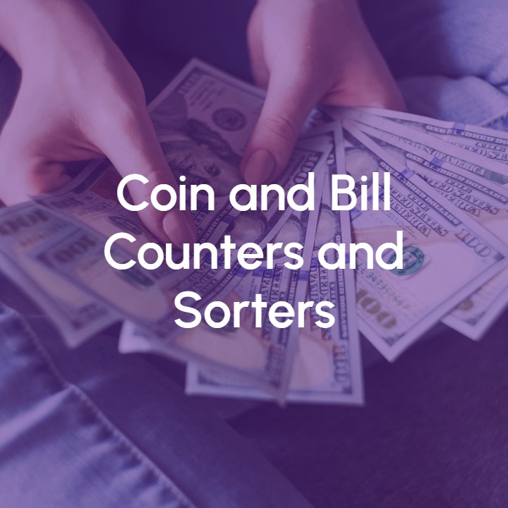 Image Coin and bill counters and sorters