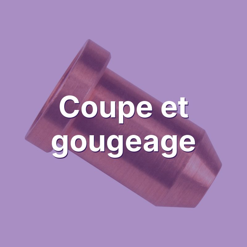 Image Coupe et gougeage