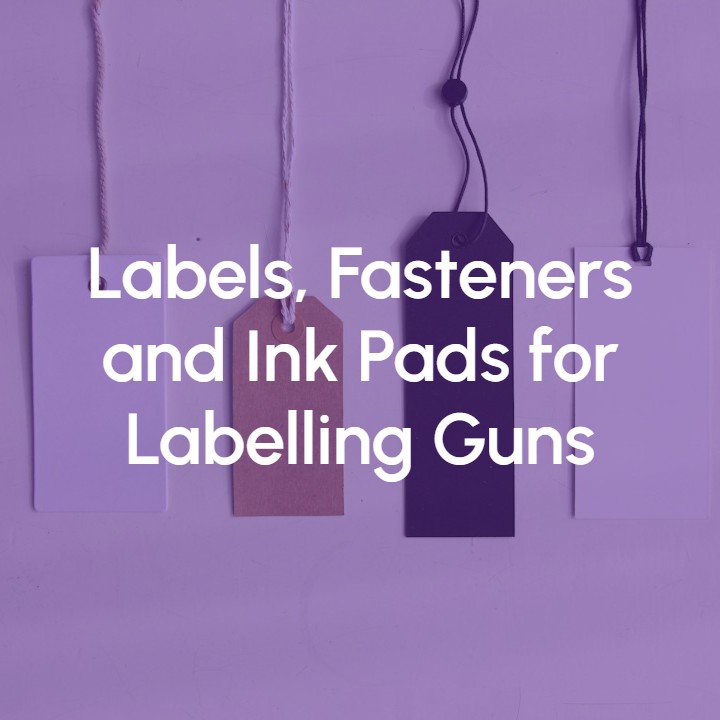 Image Labels, Fasteners, and ink pad for Labeling gun