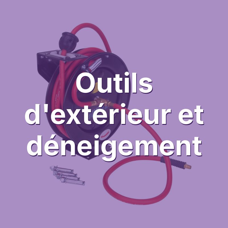 Image Outils d'extérieur et déneigement