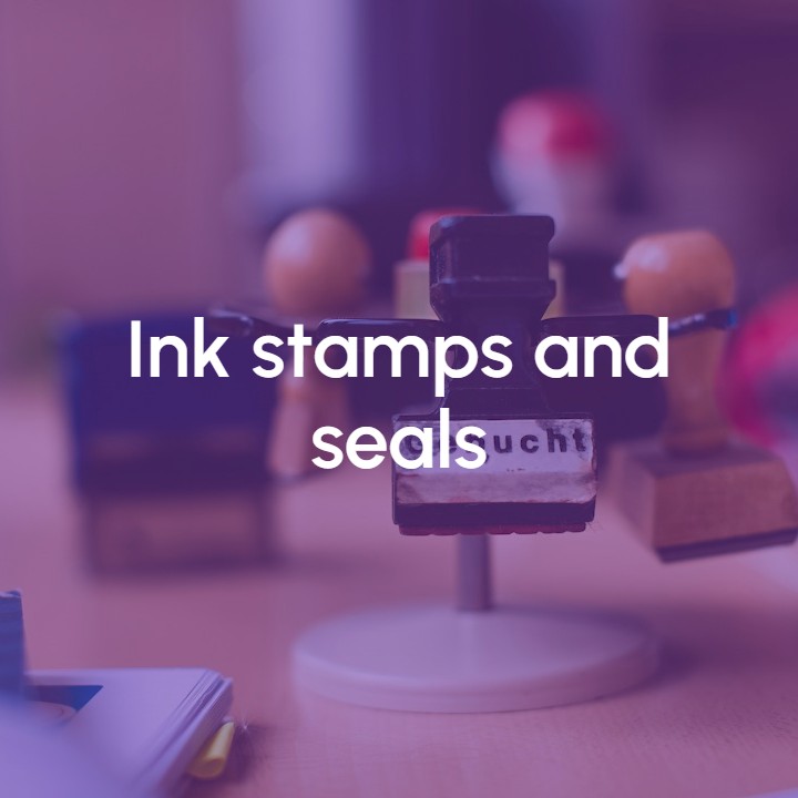 Image Ink stamps and seals