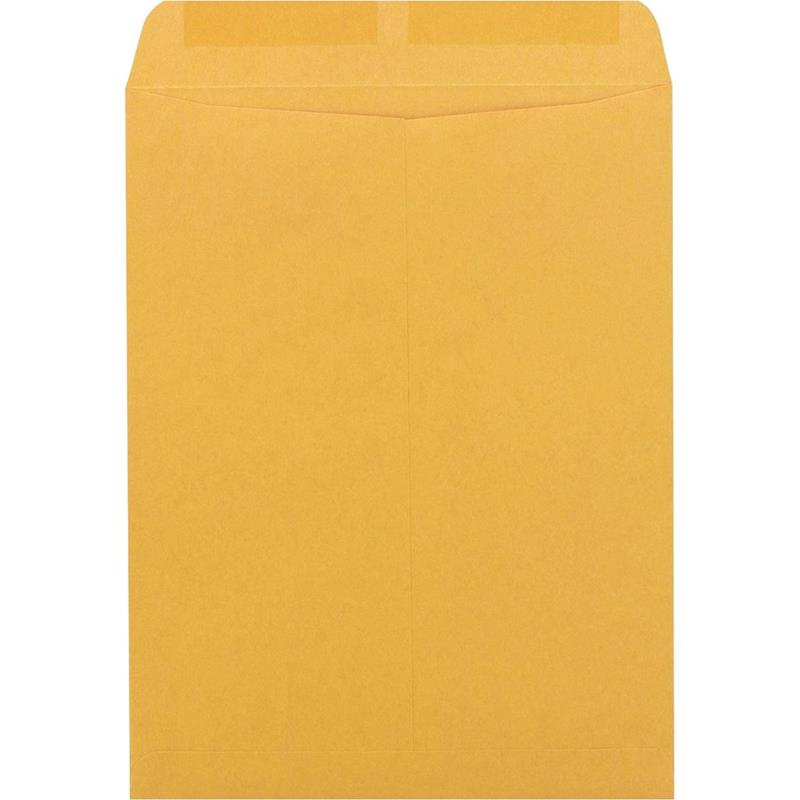 Image Enveloppe Kraft dorée recyclée - 9.5 X 14,75 po - Boîte de 500