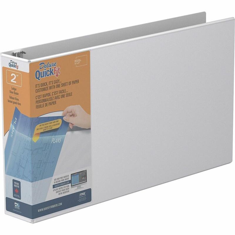 Image Deluxe QuickFit® Tabloid Presentation Binder