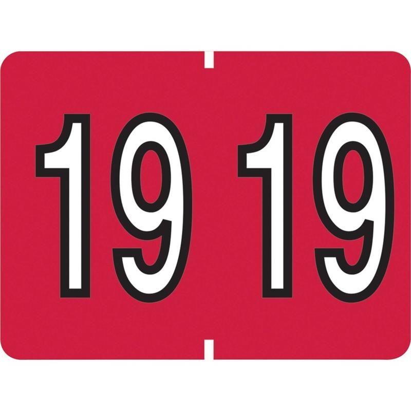 Image End Tab Year Filing Labels