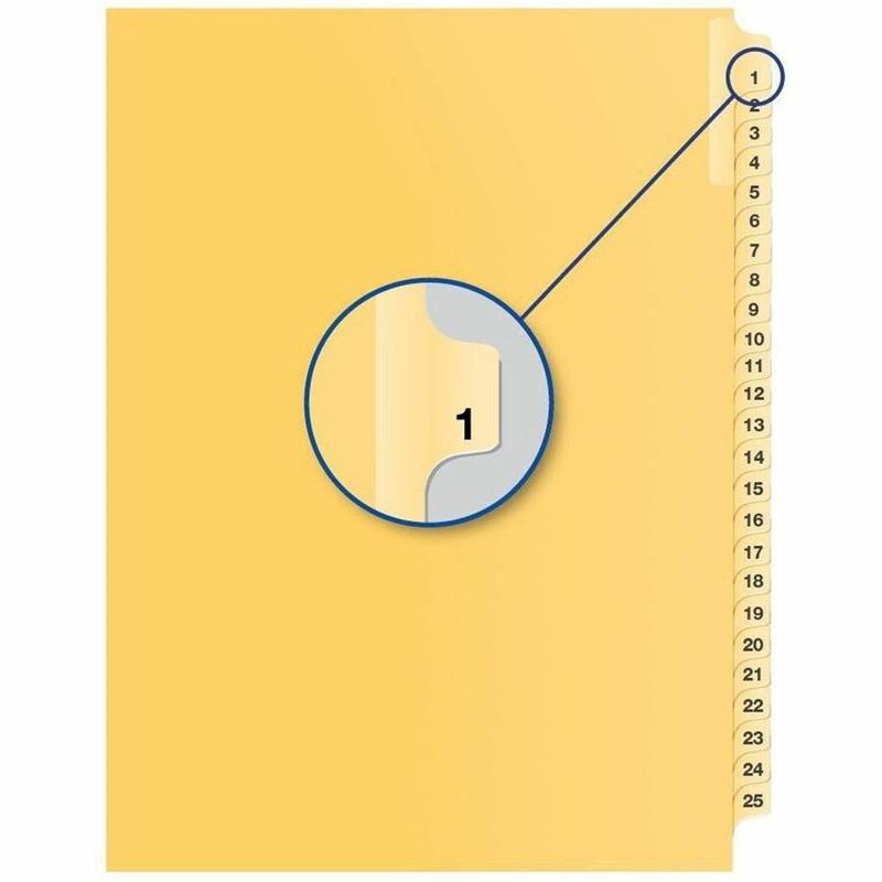 Image Quest Numerical Litigation Index Dividers