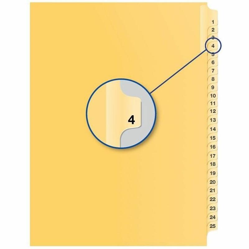 Image Quest Numerical Litigation Index Dividers