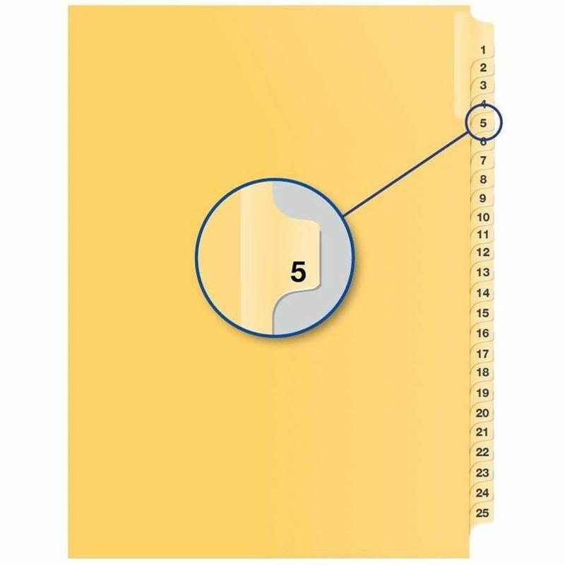 Image Quest Numerical Litigation Index Dividers